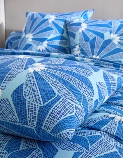 Linge De Lit Eventail En Coton -Valeurs des doublures de lit. 100011 C02 zoomx vue5