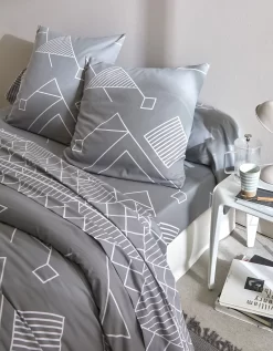 Linge De Lit Hector Coton -Valeurs des doublures de lit. 100012 C02 zoomx vue3