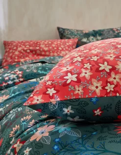 Linge De Lit Flore En Coton Imprimé Fleuri -Valeurs des doublures de lit. 100031 C01 zoomx vue4