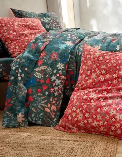 Linge De Lit Flore En Coton Imprimé Fleuri -Valeurs des doublures de lit. 100031 C01 zoomx vue5