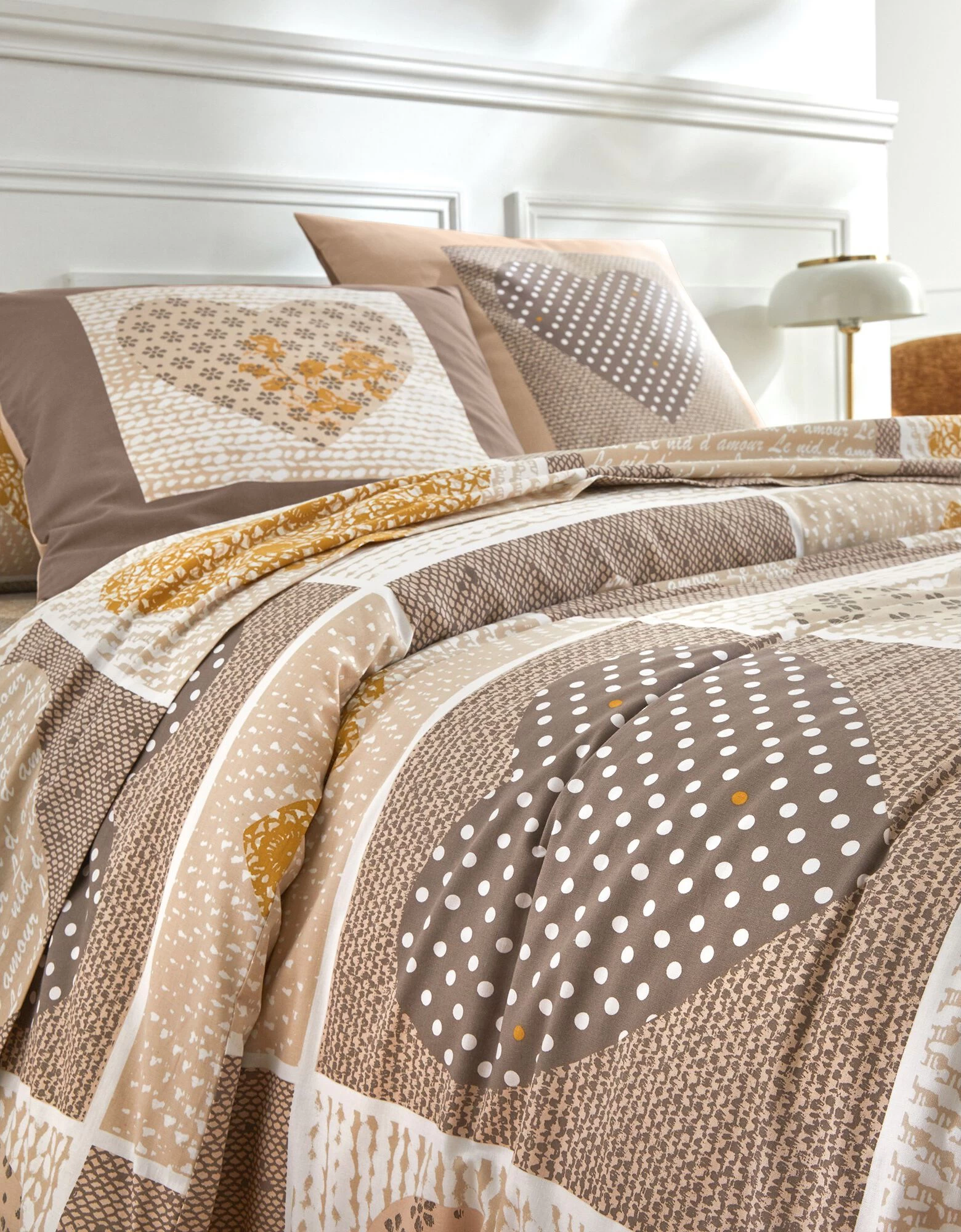 Linge De Lit Lovely En Flanelle Imprimé Coeurs 2 Linge De Lit Lovely En Flanelle Imprimé Coeurs – Image 2