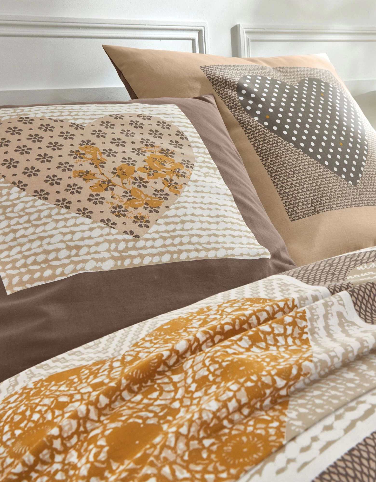 Linge De Lit Lovely En Flanelle Imprimé Coeurs 6 Linge De Lit Lovely En Flanelle Imprimé Coeurs – Image 6