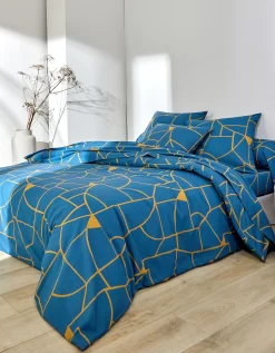 Linge De Lit Geoffroy En Coton à Motifs Graphiques