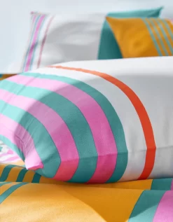 Linge De Lit Détroit En Coton Imprimé Rayures -Valeurs des doublures de lit. 100055 C00 zoomx vue5