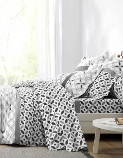 Linge De Lit Marlow En Coton Motifs Géométriques