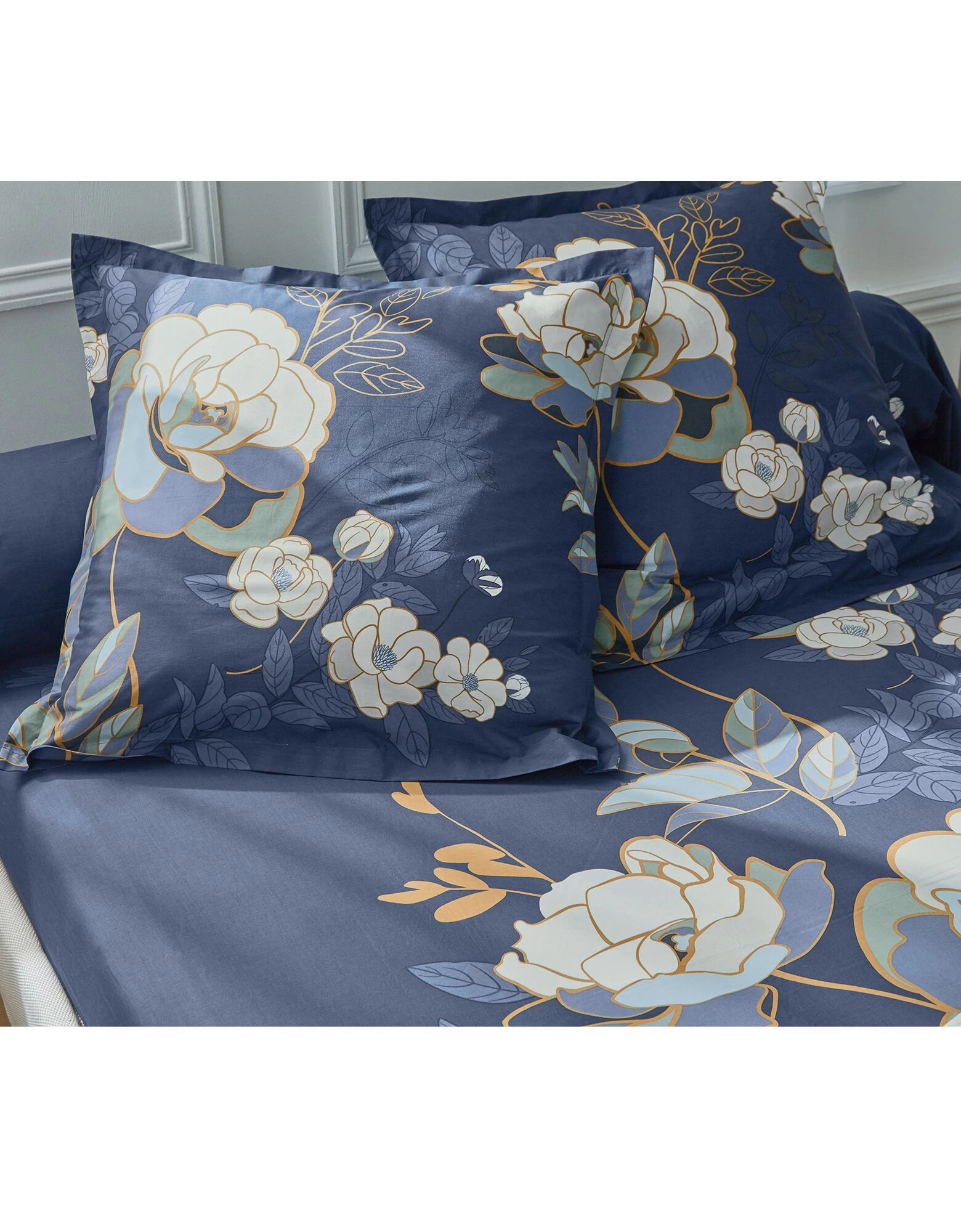 Linge De Lit Louise Imprimé Floral – Percale Coton 3 Linge De Lit Louise Imprimé Floral – Percale Coton – Image 3