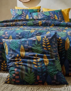 Linge De Lit Madi Coton Motif Végétal -Valeurs des doublures de lit. 100121 C01 zoomx vue5