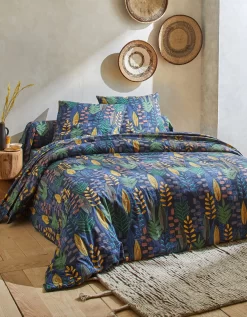 Linge De Lit Madi Coton Motif Végétal -Valeurs des doublures de lit. 100121 C01 zoomx vue6