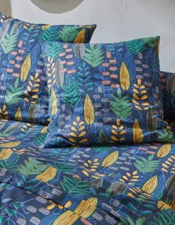 Linge De Lit Madi Coton Motif Végétal -Valeurs des doublures de lit. 100121 C01 zoomx vue7