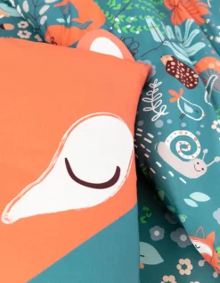 Linge De Lit Enfant Imprimé Champy En Coton Biologique, éco-responsable -Valeurs des doublures de lit. 100124 C01 zoom detailRFP