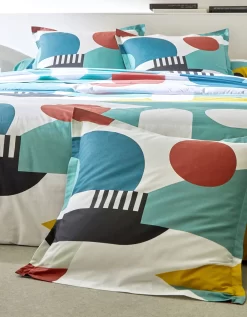 Linge De Lit Block En Coton -Valeurs des doublures de lit. 100136 C01 zoomx vue3