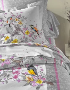 Linge De Lit Birdy En Coton Imprimé Oiseaux -Valeurs des doublures de lit. 100137 C00 zoomx vue4