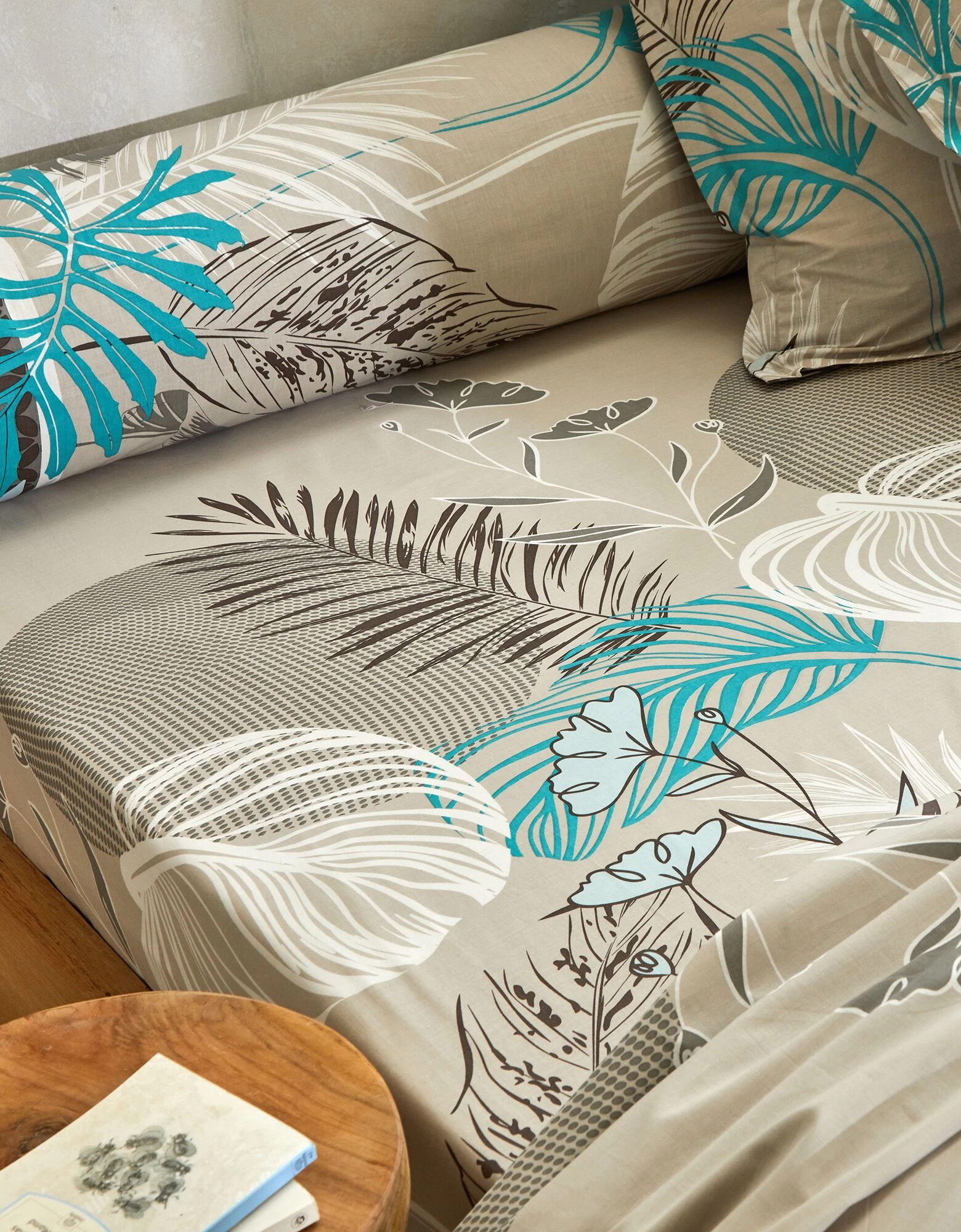 Linge De Lit Jane En Coton Imprimé Feuillages 6 Linge De Lit Jane En Coton Imprimé Feuillages – Image 6