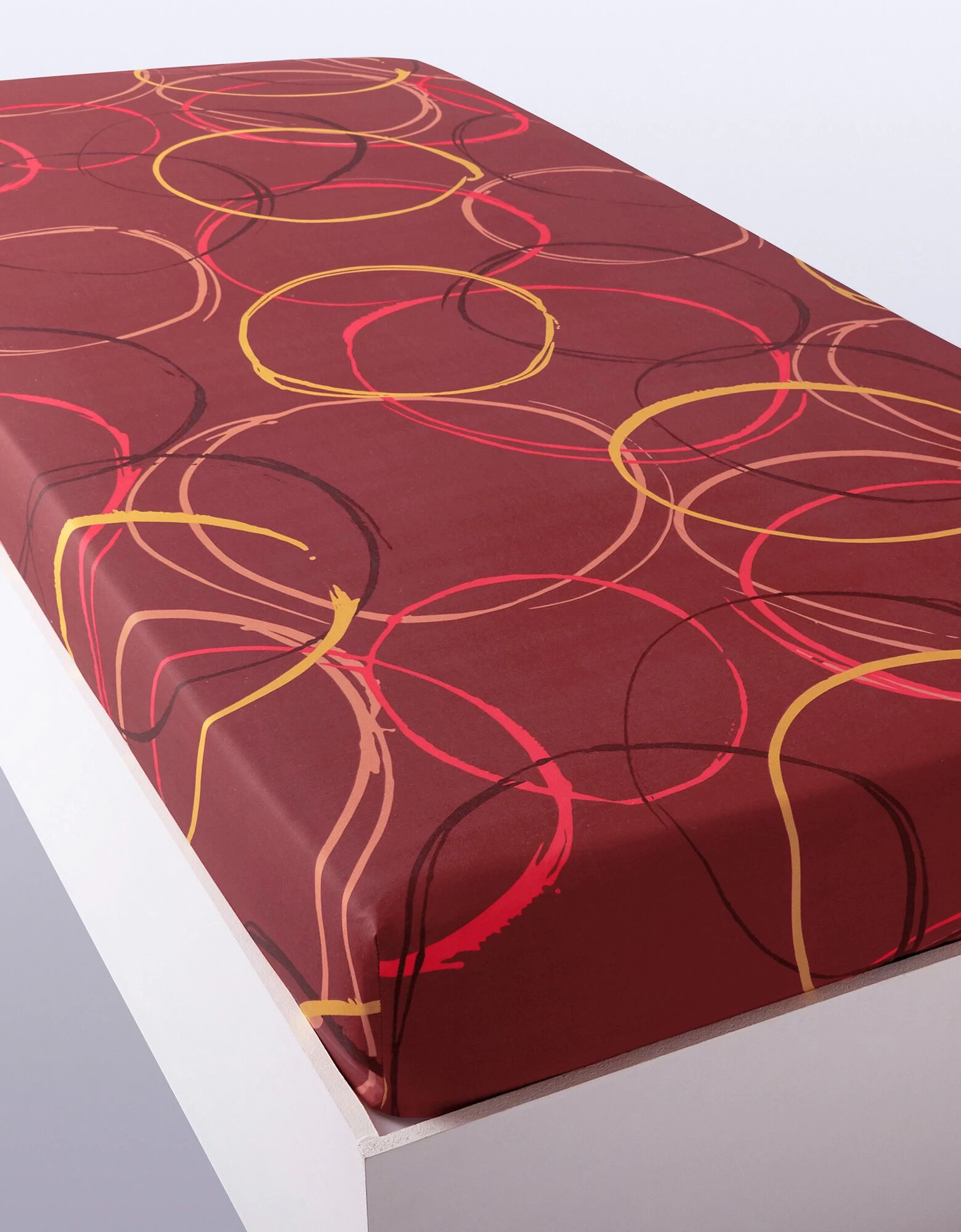 Linge De Lit Noémie Polycoton Imprimé Cercles 4 Linge De Lit Noémie Polycoton Imprimé Cercles – Image 4