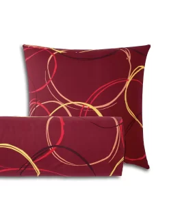 Linge De Lit Noémie Polycoton Imprimé Cercles 10 Linge De Lit Noémie Polycoton Imprimé Cercles -Valeurs des doublures de lit. 100186 C01 zoomx vue5