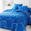 Linge De Lit Noémie En Polyester-coton Imprimé Cercles