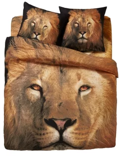 Linge De Lit Leo En Coton Imprimé Lion