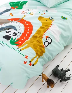 Linge De Lit Enfant Noé Imprimé 1 Personne - Coton -Valeurs des doublures de lit. 100411 C01 zoomx vue7