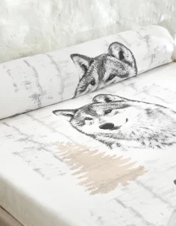 Linge De Lit Artic Imprimé Chien-loup - Coton -Valeurs des doublures de lit. 100472 C01 zoomx vue5