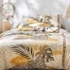 Linge De Lit Cayenne En Coton Imprimé Feuilles De Palmiers