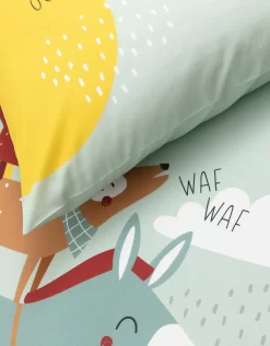 Linge De Lit Enfant Cocorico Imprimé 1 Personne - Coton -Valeurs des doublures de lit. 100550 C01 zoomx vue4