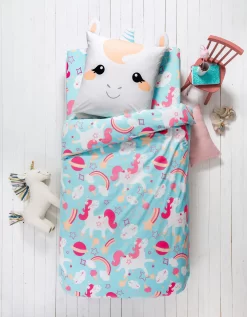 Linge De Lit Enfant à Motif Licorne En Coton Biologique, éco-responsable