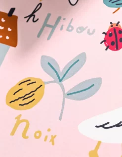 Linge De Lit Enfant à Motifs Abécédaire En Coton -Valeurs des doublures de lit. 100579 C01 zoom detailRFP