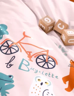 Linge De Lit Enfant à Motifs Abécédaire En Coton -Valeurs des doublures de lit. 100579 C01 zoomx vue6