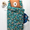 Linge De Lit Enfant à Motifs Ourson En Coton Biologique, éco-responsable