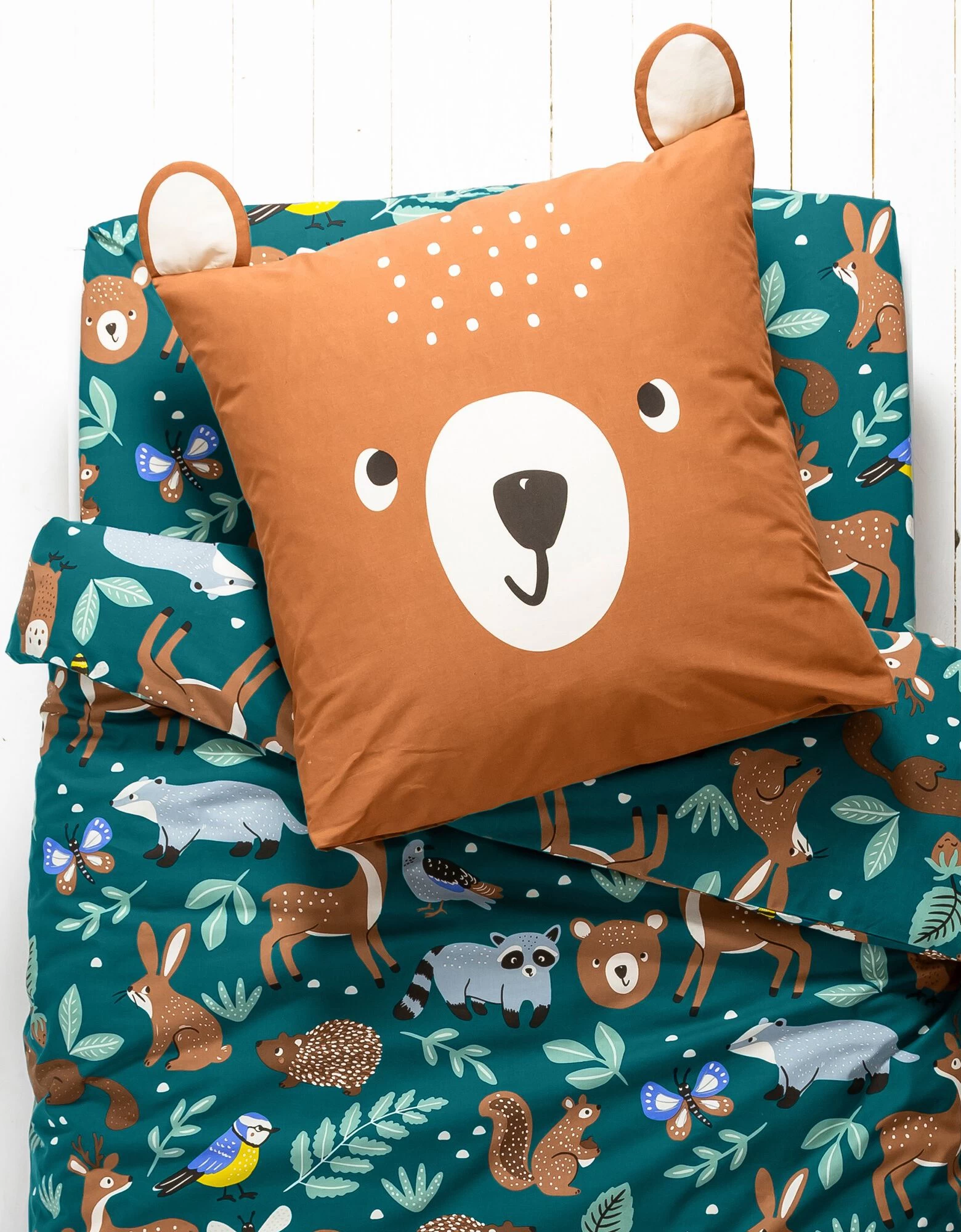 Linge De Lit Enfant à Motifs Ourson En Coton Biologique, éco-responsable 2 Linge De Lit Enfant à Motifs Ourson En Coton Biologique, éco-responsable – Image 2