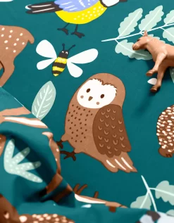 Linge De Lit Enfant à Motifs Ourson En Coton Biologique, éco-responsable 10 Linge De Lit Enfant à Motifs Ourson En Coton Biologique, éco-responsable -Valeurs des doublures de lit. 100580 C01 zoomx vue3