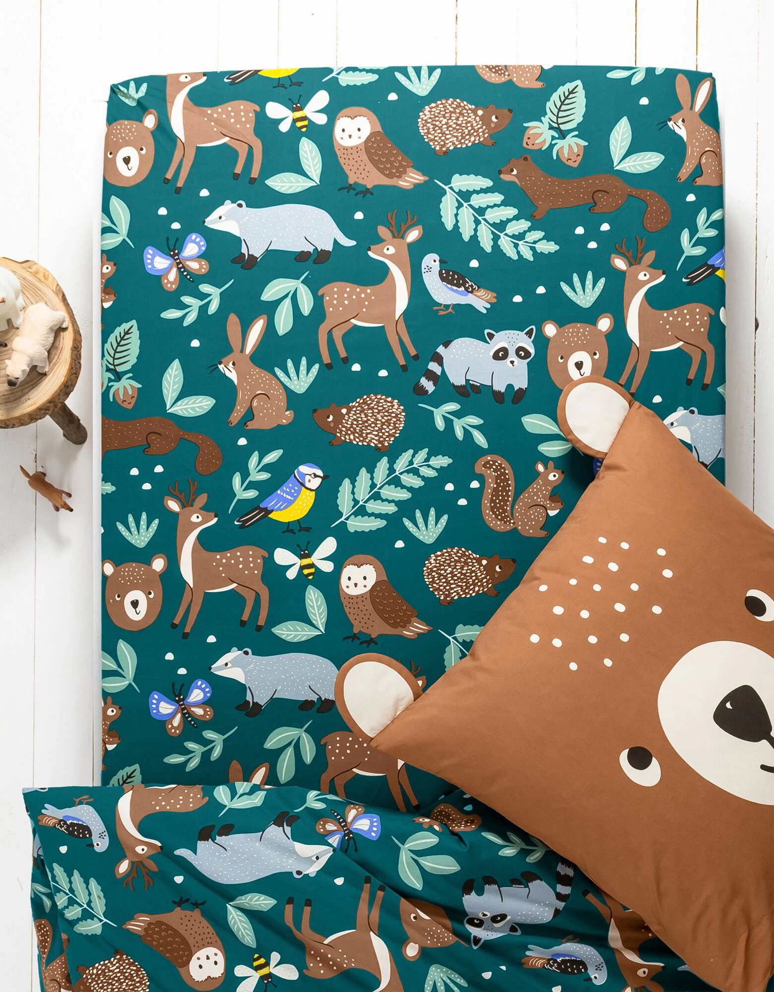 Linge De Lit Enfant à Motifs Ourson En Coton Biologique, éco-responsable 4 Linge De Lit Enfant à Motifs Ourson En Coton Biologique, éco-responsable – Image 4