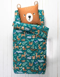 Linge De Lit Enfant à Motifs Ourson En Coton Biologique, éco-responsable 13 Linge De Lit Enfant à Motifs Ourson En Coton Biologique, éco-responsable -Valeurs des doublures de lit. 100580 C01 zoomx vue6