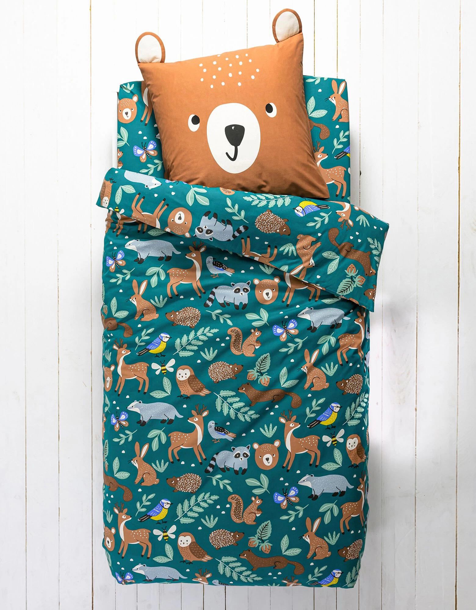 Linge De Lit Enfant à Motifs Ourson En Coton Biologique, éco-responsable 6 Linge De Lit Enfant à Motifs Ourson En Coton Biologique, éco-responsable – Image 6