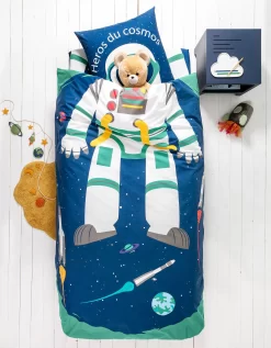 Linge De Lit Enfant Déguisement Cosmos En Coton 10 Linge De Lit Enfant Déguisement Cosmos En Coton -Valeurs des doublures de lit. 100581 C01 zoomx vue4
