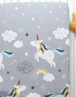 Linge De Lit Enfant Lilou Imprimé Licorne 1 Personne - Coton -Valeurs des doublures de lit. 100586 C01 zoomx vue3