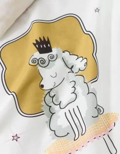 Linge De Lit Enfant Blanche Imprimé 1 Personne - Coton -Valeurs des doublures de lit. 100588 C01 zoomx vue5