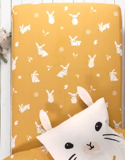 Linge De Lit Enfant Imprimé Lapinou 1 Personne - Coton Biologique 7 Linge De Lit Enfant Imprimé Lapinou 1 Personne - Coton Biologique -Valeurs des doublures de lit. 100589 C01 zoomx vue3