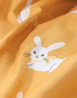 Linge De Lit Enfant Imprimé Lapinou 1 Personne - Coton Biologique 8 Linge De Lit Enfant Imprimé Lapinou 1 Personne - Coton Biologique -Valeurs des doublures de lit. 100589 C01 zoomx vue4