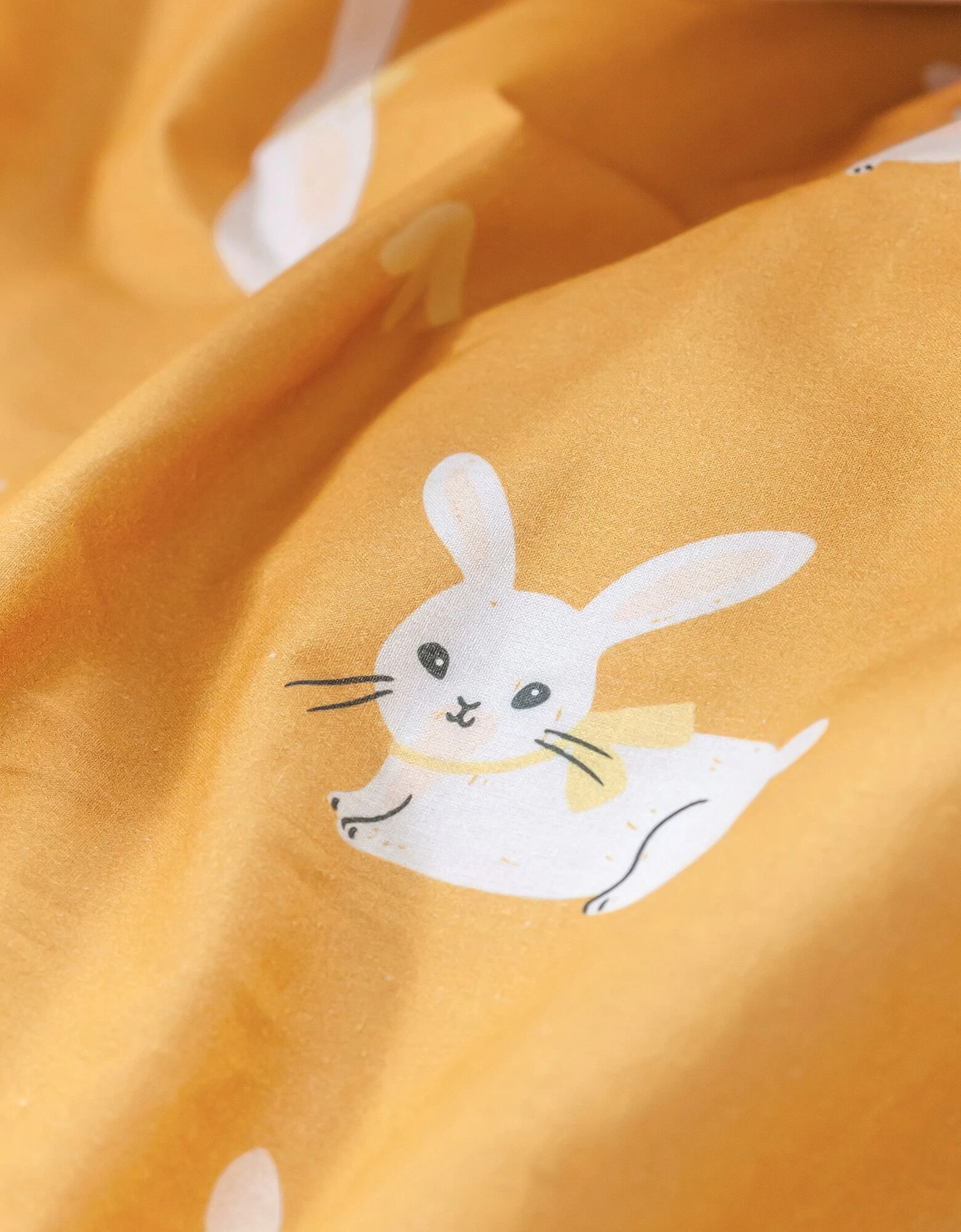 Linge De Lit Enfant Imprimé Lapinou 1 Personne - Coton Biologique 4 Linge De Lit Enfant Imprimé Lapinou 1 Personne - Coton Biologique – Image 4