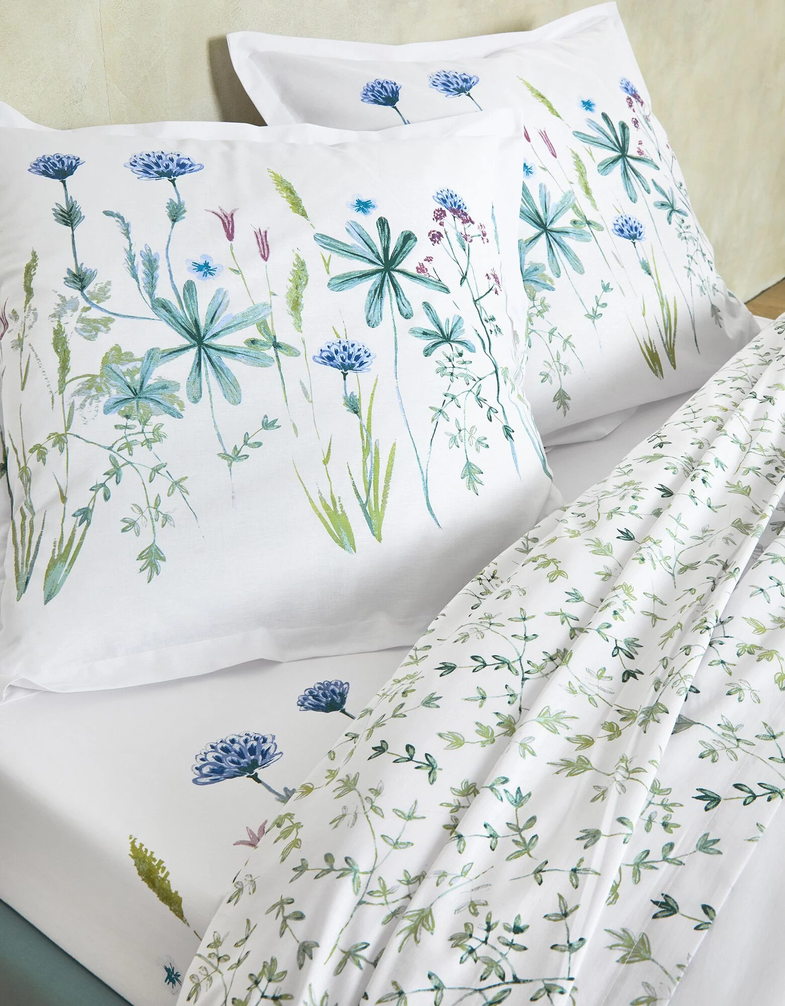 Linge De Lit Julie En Coton Imprimé Herbier 2 Linge De Lit Julie En Coton Imprimé Herbier – Image 2