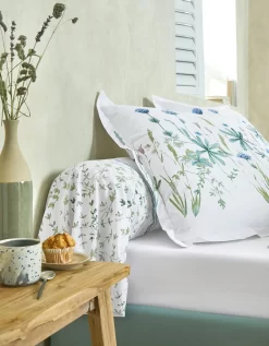 Linge De Lit Julie En Coton Imprimé Herbier 9 Linge De Lit Julie En Coton Imprimé Herbier -Valeurs des doublures de lit. 100605 C01 zoomx vue3