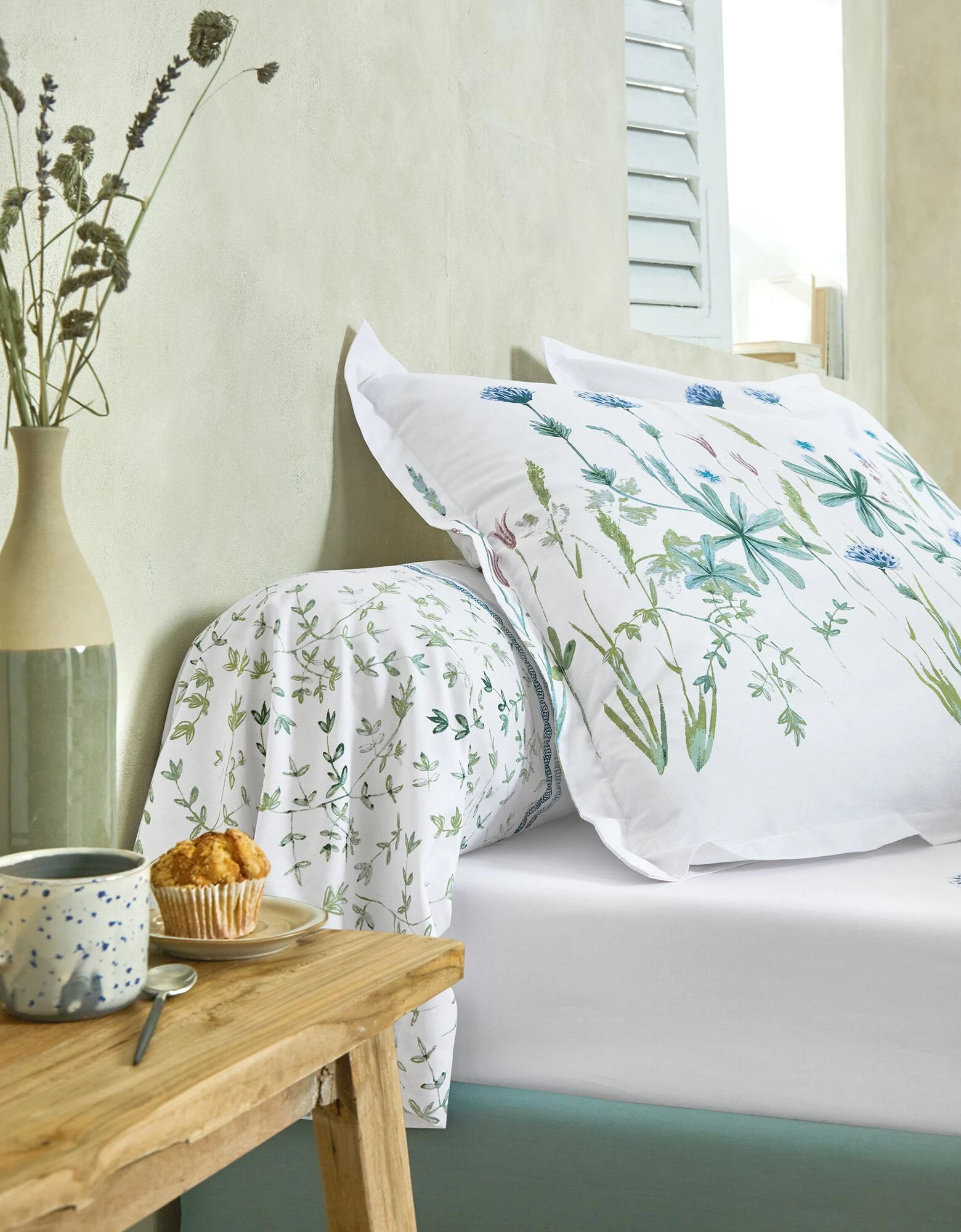 Linge De Lit Julie En Coton Imprimé Herbier 3 Linge De Lit Julie En Coton Imprimé Herbier – Image 3