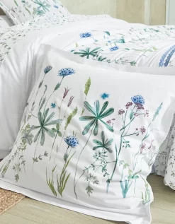 Linge De Lit Julie En Coton Imprimé Herbier 12 Linge De Lit Julie En Coton Imprimé Herbier -Valeurs des doublures de lit. 100605 C01 zoomx vue6