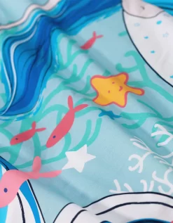 Linge De Lit Enfant à Motifs Sirènes Doris 1 Personne - Coton -Valeurs des doublures de lit. 100620 C01 zoomx vue5