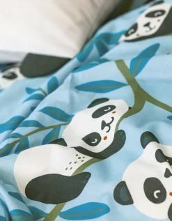 Linge De Lit Enfant Tao à Motifs Panda En Coton Biologique -Valeurs des doublures de lit. 100623 C01 zoomx vue4