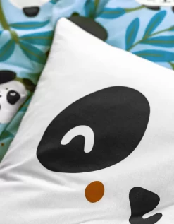 Linge De Lit Enfant Tao à Motifs Panda En Coton Biologique -Valeurs des doublures de lit. 100623 C01 zoomx vue5