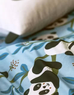 Linge De Lit Enfant Tao à Motifs Panda En Coton Biologique -Valeurs des doublures de lit. 100623 C01 zoomx vue6