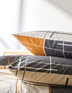 Linge De Lit Hoshi Coton Imprimé Graphique -Valeurs des doublures de lit. 100625 C01 zoomx vue3