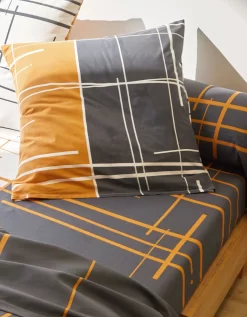 Linge De Lit Hoshi Coton Imprimé Graphique -Valeurs des doublures de lit. 100625 C01 zoomx vue4